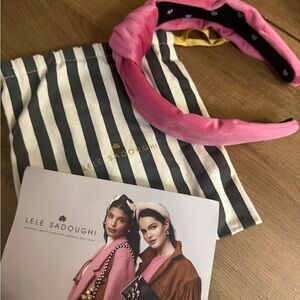 Lele Sadoughi Vibrant Pink Headband